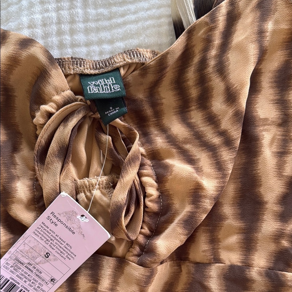 Wild Fable Brown High Low Dress - Picture 5 of 5